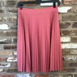 Pleated Pink Skirt
